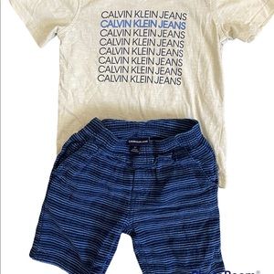Boys 4T Summer Shorts set CK. Used in good conditions